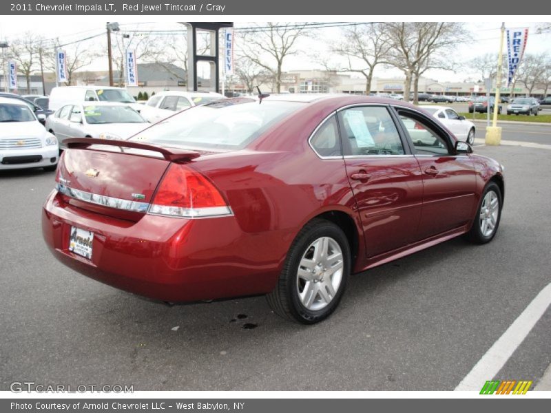 Red Jewel Tintcoat / Gray 2011 Chevrolet Impala LT