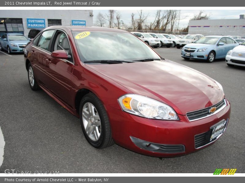 Red Jewel Tintcoat / Gray 2011 Chevrolet Impala LT