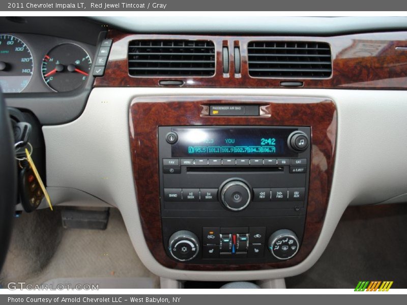 Red Jewel Tintcoat / Gray 2011 Chevrolet Impala LT