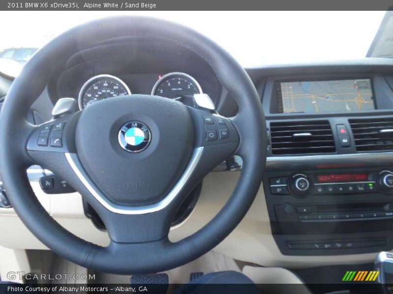 Alpine White / Sand Beige 2011 BMW X6 xDrive35i