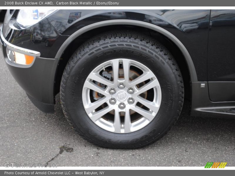 Carbon Black Metallic / Ebony/Ebony 2008 Buick Enclave CX AWD