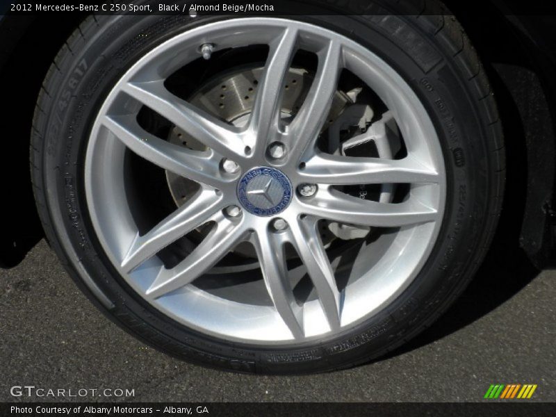 Black / Almond Beige/Mocha 2012 Mercedes-Benz C 250 Sport