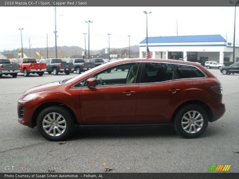 Copper Red / Sand 2010 Mazda CX-7 i Sport