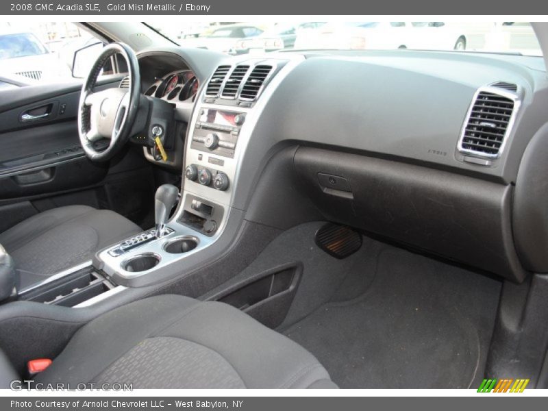 Gold Mist Metallic / Ebony 2008 GMC Acadia SLE