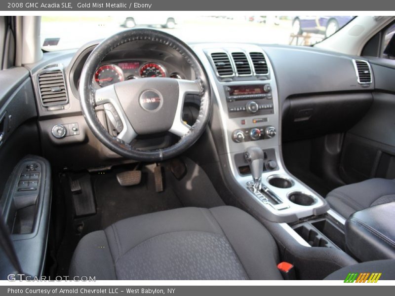 Gold Mist Metallic / Ebony 2008 GMC Acadia SLE