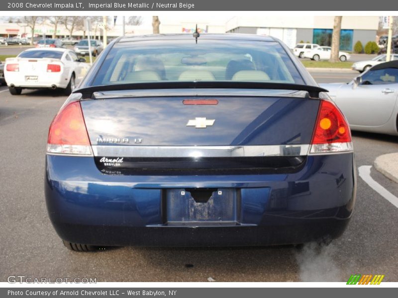 Imperial Blue Metallic / Neutral Beige 2008 Chevrolet Impala LT