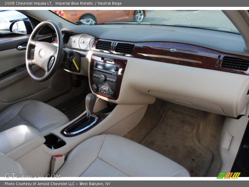 Imperial Blue Metallic / Neutral Beige 2008 Chevrolet Impala LT