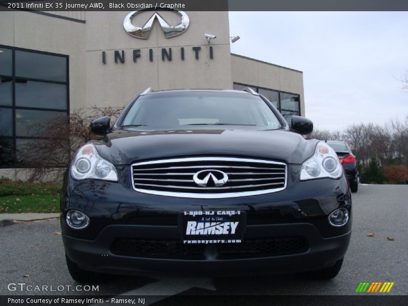 Black Obsidian / Graphite 2011 Infiniti EX 35 Journey AWD