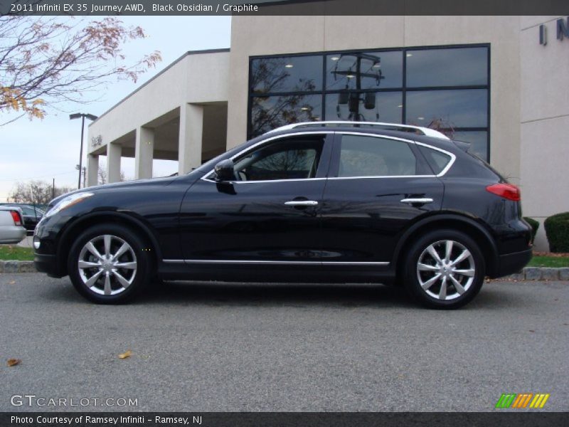 Black Obsidian / Graphite 2011 Infiniti EX 35 Journey AWD