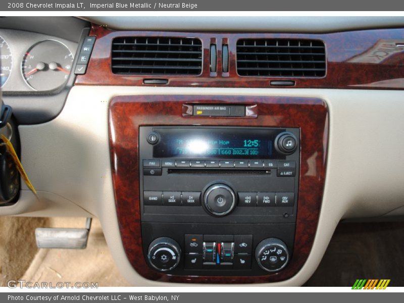 Imperial Blue Metallic / Neutral Beige 2008 Chevrolet Impala LT