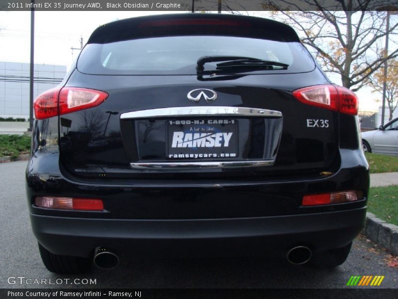 Black Obsidian / Graphite 2011 Infiniti EX 35 Journey AWD