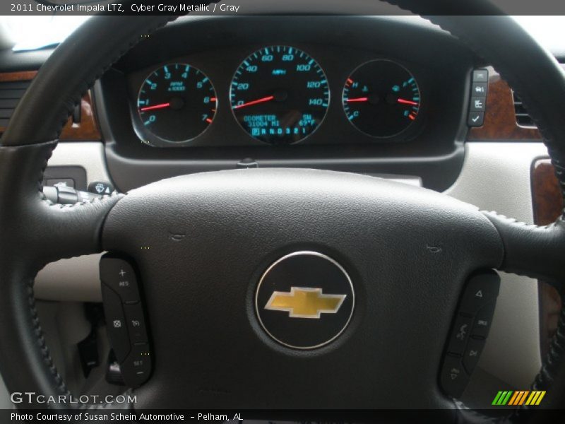 Cyber Gray Metallic / Gray 2011 Chevrolet Impala LTZ
