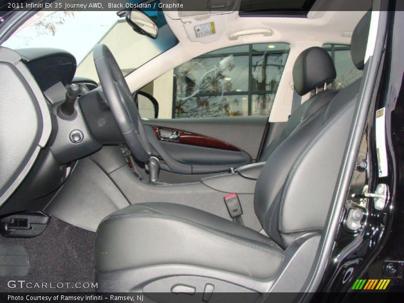 2011 EX 35 Journey AWD Graphite Interior