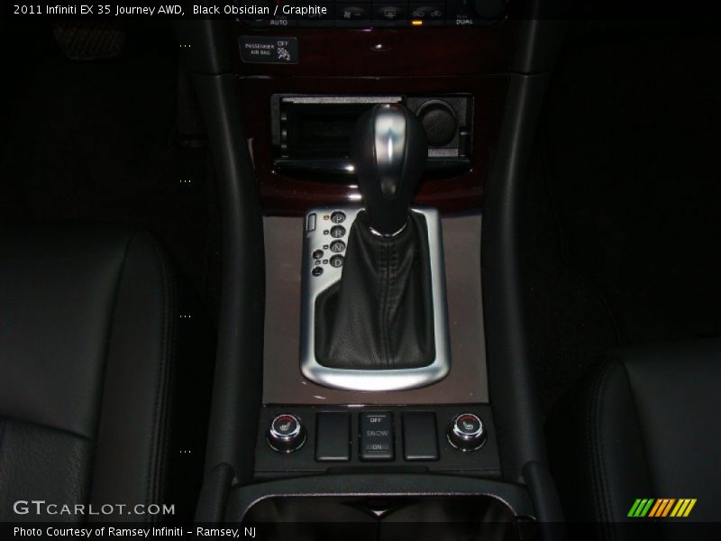  2011 EX 35 Journey AWD 7 Speed ASC Automatic Shifter