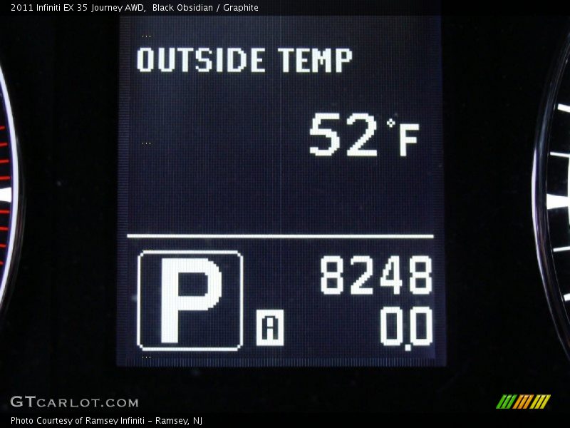Black Obsidian / Graphite 2011 Infiniti EX 35 Journey AWD
