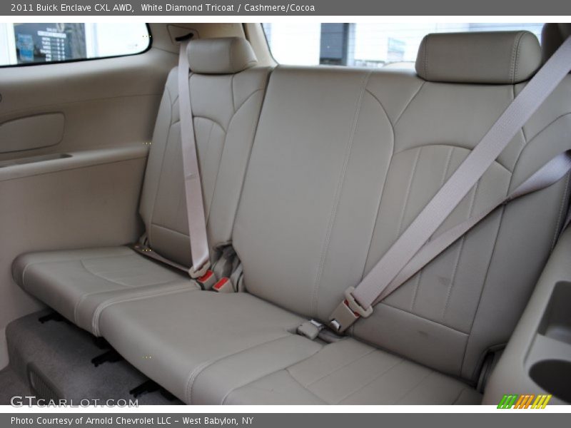 White Diamond Tricoat / Cashmere/Cocoa 2011 Buick Enclave CXL AWD