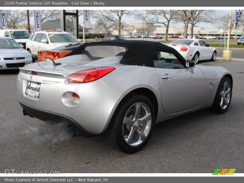 Cool Silver / Ebony 2008 Pontiac Solstice GXP Roadster