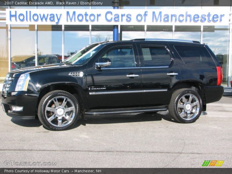 Black Raven / Ebony/Ebony 2007 Cadillac Escalade AWD