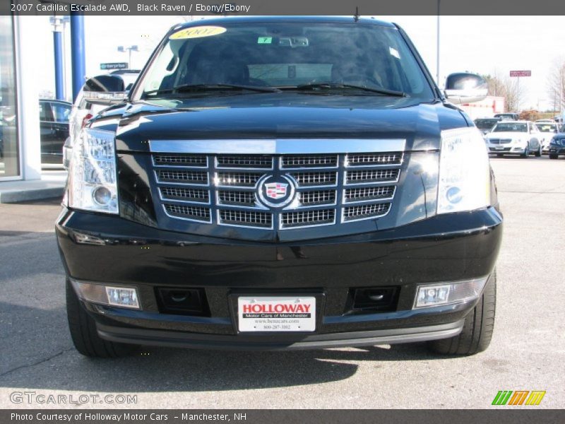 Black Raven / Ebony/Ebony 2007 Cadillac Escalade AWD