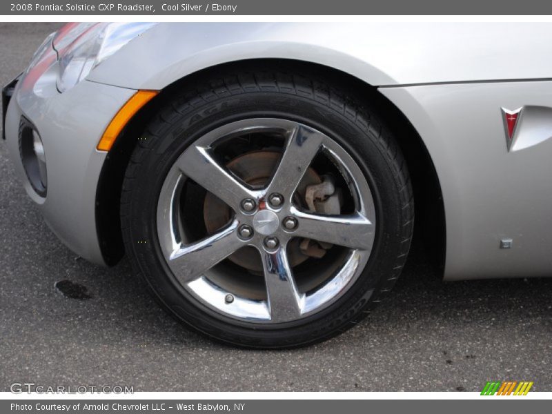 Cool Silver / Ebony 2008 Pontiac Solstice GXP Roadster