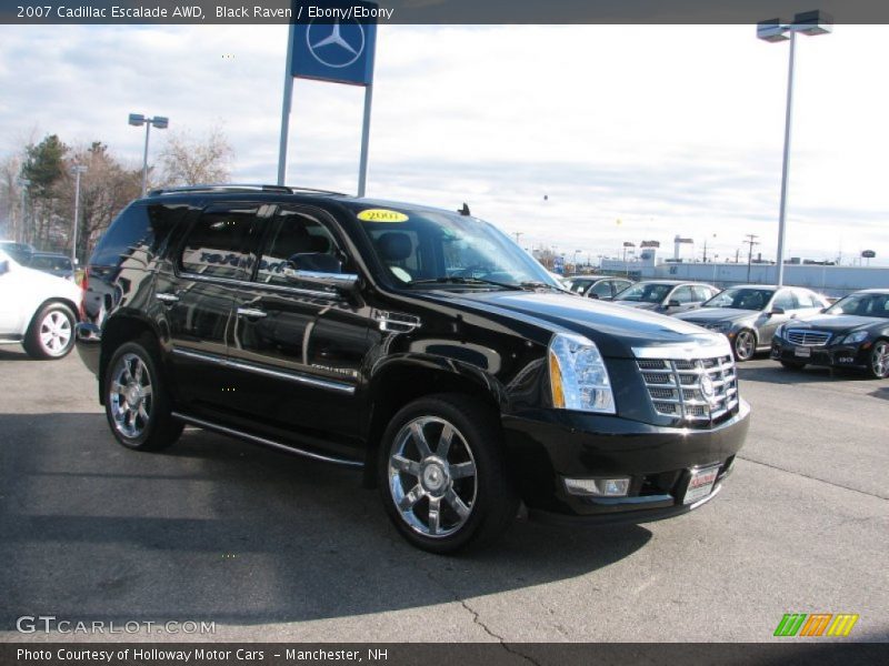 Black Raven / Ebony/Ebony 2007 Cadillac Escalade AWD