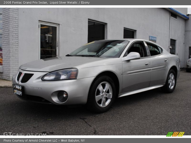 Liquid Silver Metallic / Ebony 2008 Pontiac Grand Prix Sedan