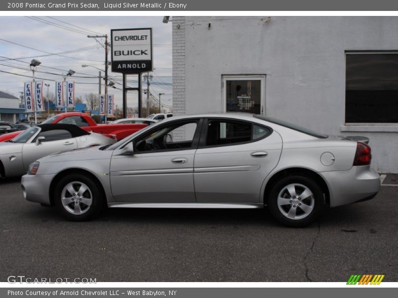 Liquid Silver Metallic / Ebony 2008 Pontiac Grand Prix Sedan