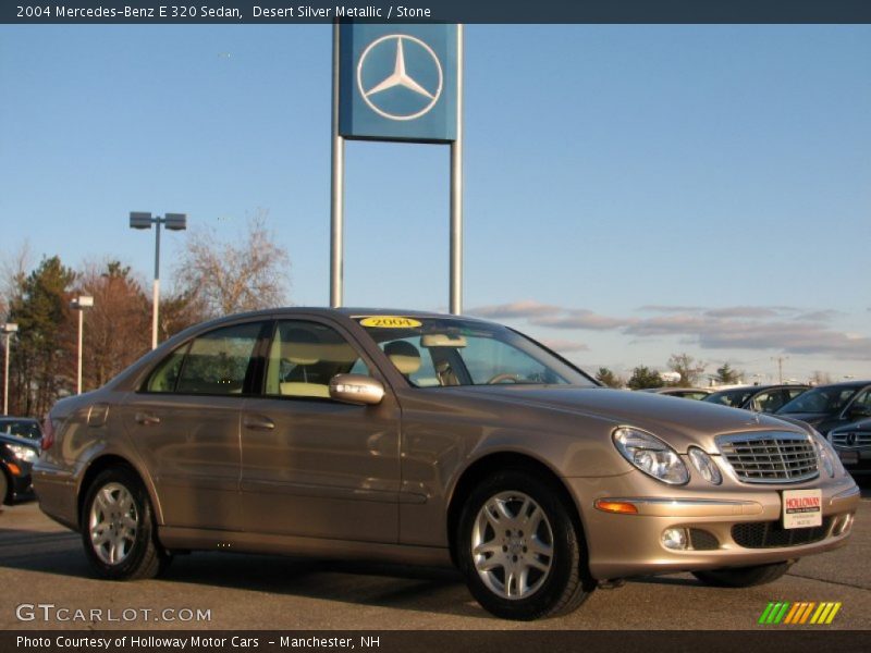 Desert Silver Metallic / Stone 2004 Mercedes-Benz E 320 Sedan