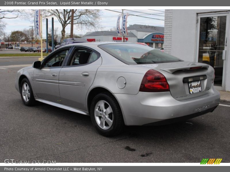 Liquid Silver Metallic / Ebony 2008 Pontiac Grand Prix Sedan