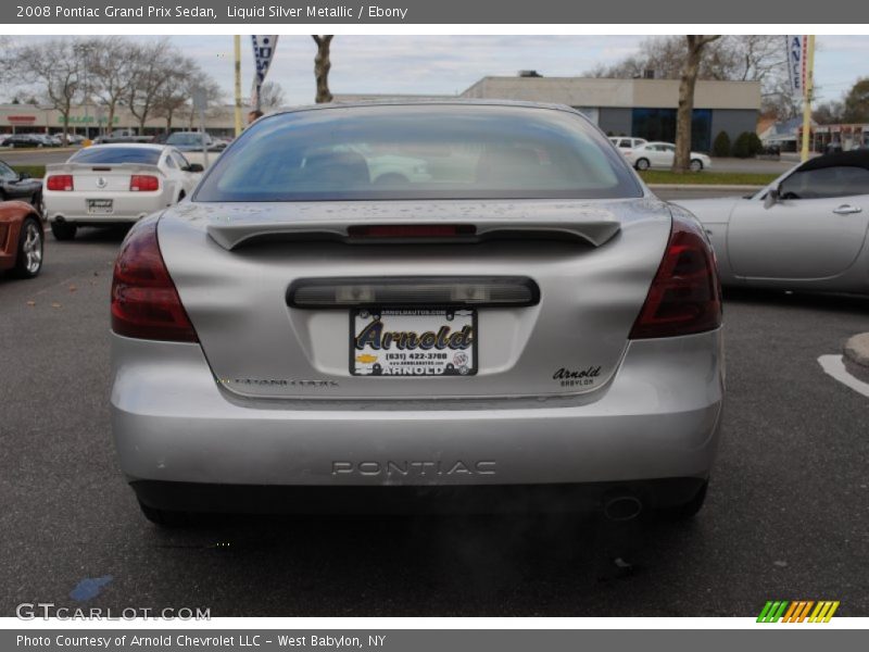 Liquid Silver Metallic / Ebony 2008 Pontiac Grand Prix Sedan