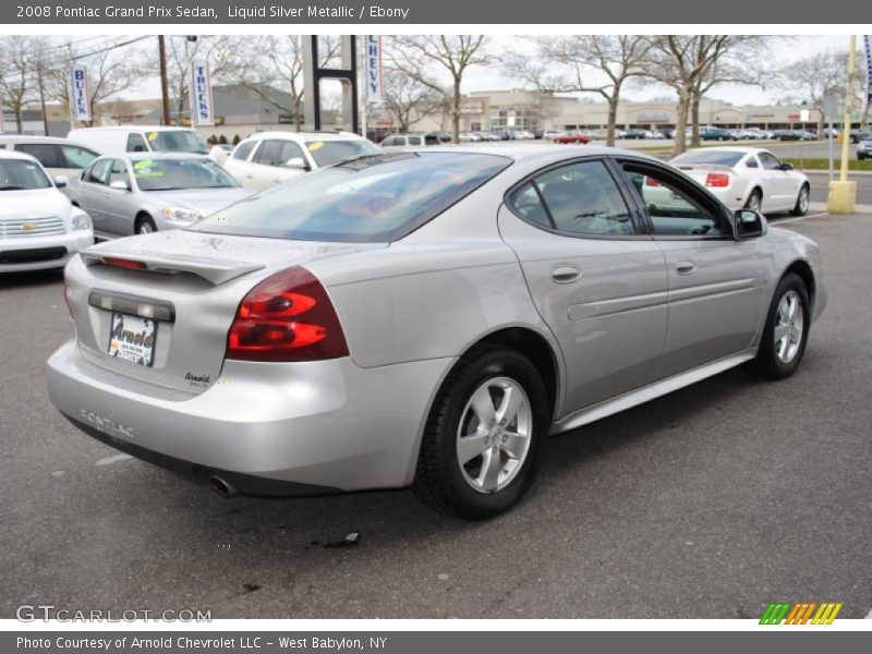 Liquid Silver Metallic / Ebony 2008 Pontiac Grand Prix Sedan
