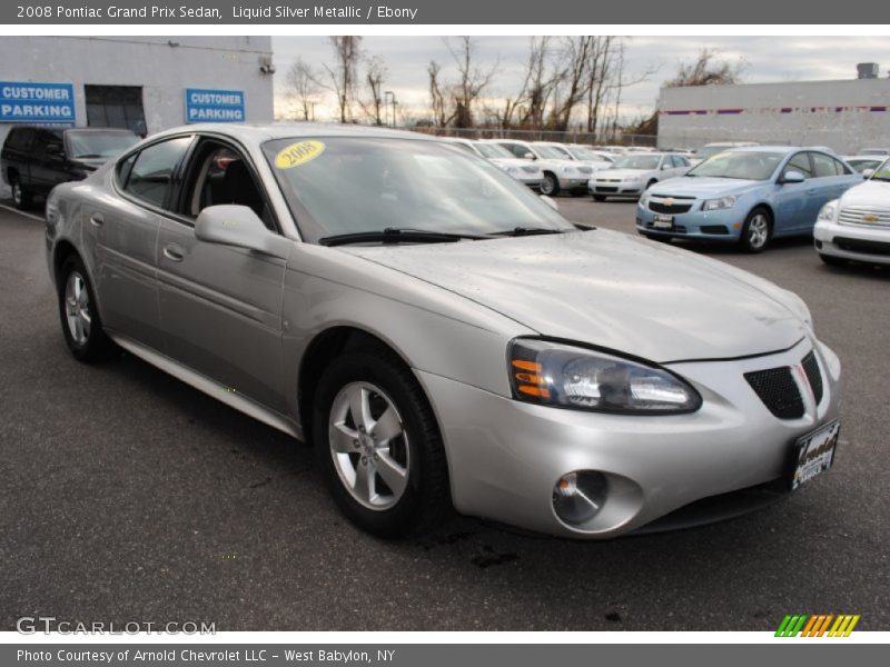 Liquid Silver Metallic / Ebony 2008 Pontiac Grand Prix Sedan