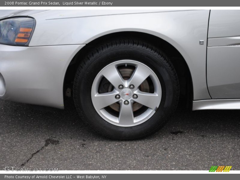 Liquid Silver Metallic / Ebony 2008 Pontiac Grand Prix Sedan