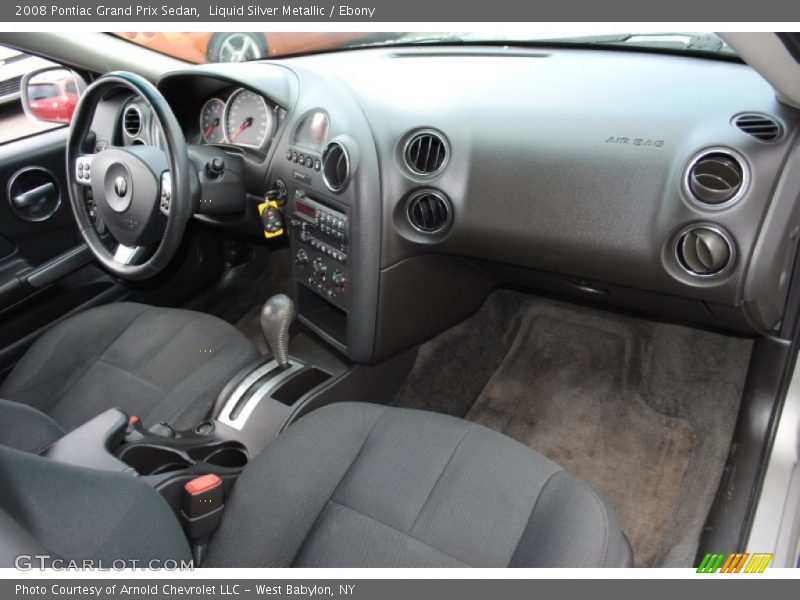 Liquid Silver Metallic / Ebony 2008 Pontiac Grand Prix Sedan