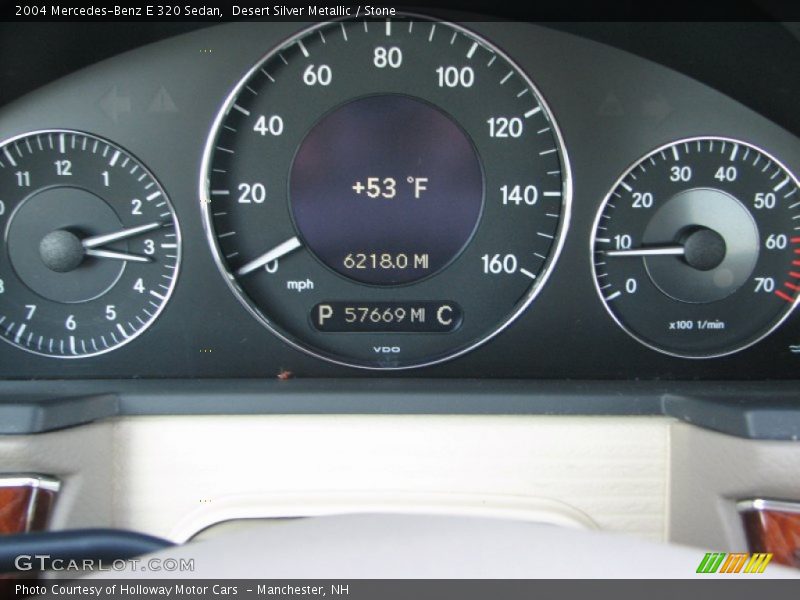 Desert Silver Metallic / Stone 2004 Mercedes-Benz E 320 Sedan