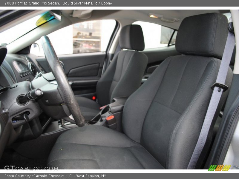 Liquid Silver Metallic / Ebony 2008 Pontiac Grand Prix Sedan
