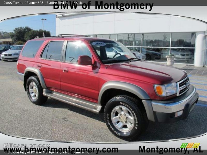 Sunfire Red Pearl / Oak 2000 Toyota 4Runner SR5