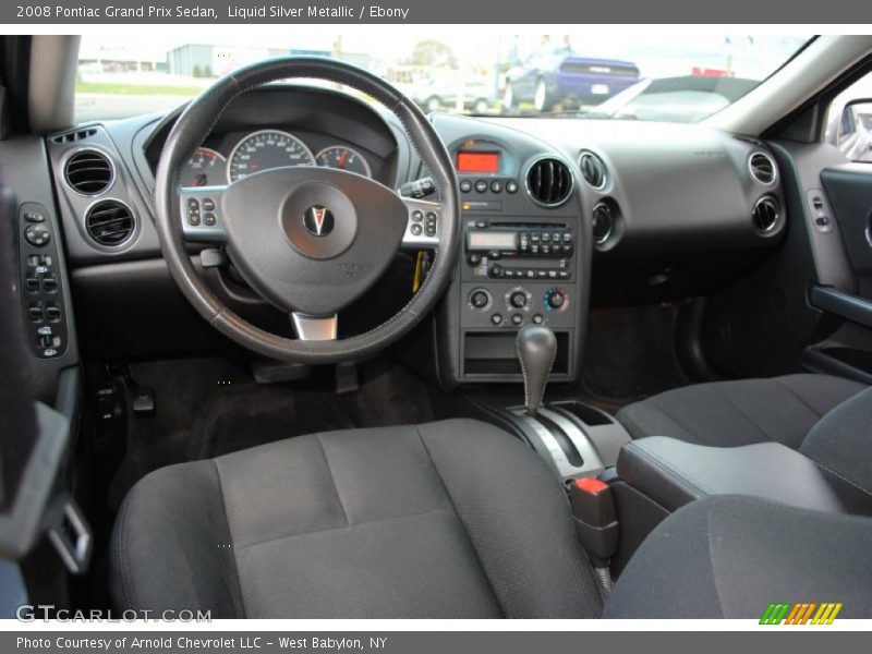 Liquid Silver Metallic / Ebony 2008 Pontiac Grand Prix Sedan