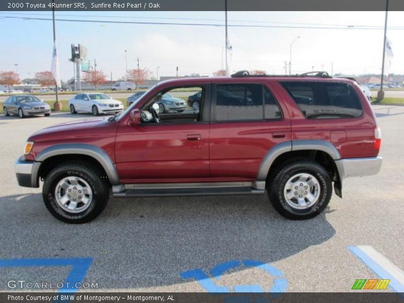 Sunfire Red Pearl / Oak 2000 Toyota 4Runner SR5