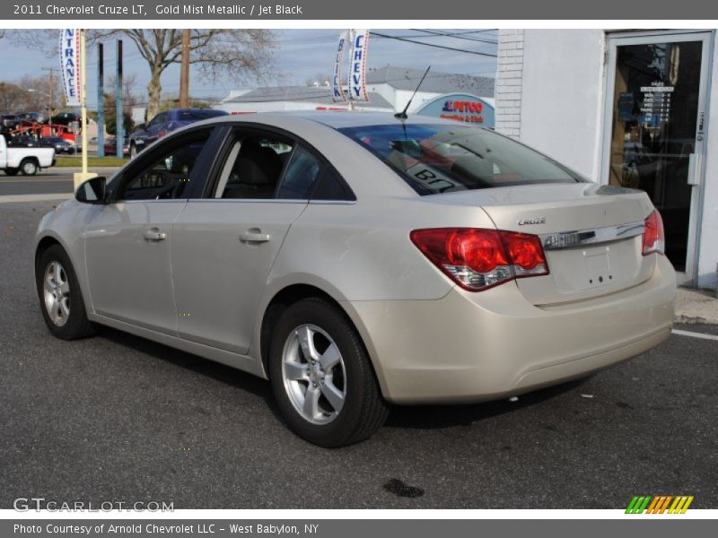 Gold Mist Metallic / Jet Black 2011 Chevrolet Cruze LT