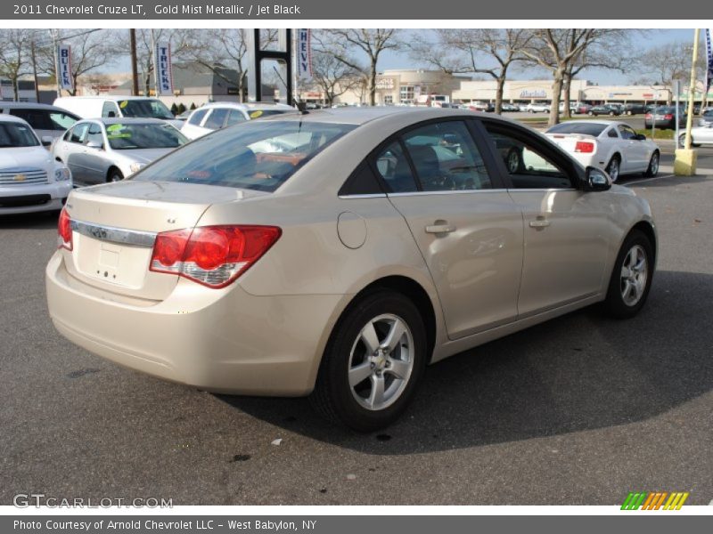 Gold Mist Metallic / Jet Black 2011 Chevrolet Cruze LT