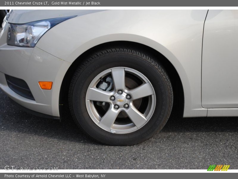 Gold Mist Metallic / Jet Black 2011 Chevrolet Cruze LT
