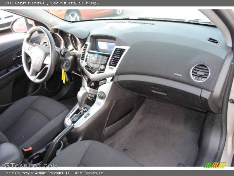 Gold Mist Metallic / Jet Black 2011 Chevrolet Cruze LT