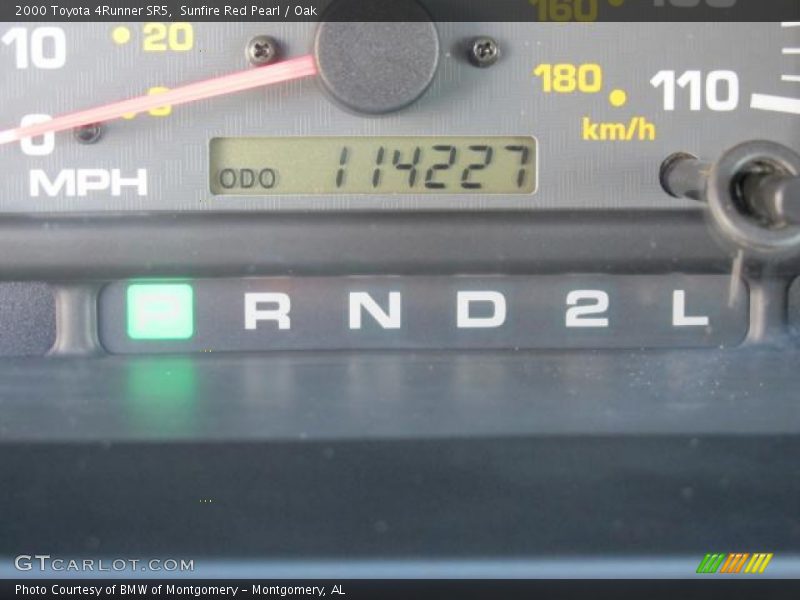 Sunfire Red Pearl / Oak 2000 Toyota 4Runner SR5