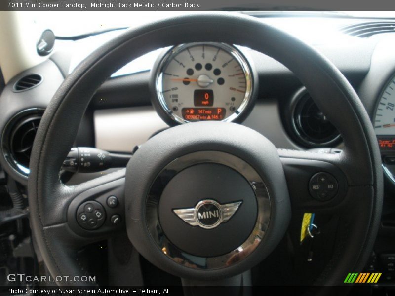 Midnight Black Metallic / Carbon Black 2011 Mini Cooper Hardtop