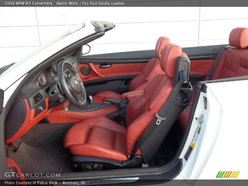  2009 M3 Convertible Fox Red Novillo Leather Interior
