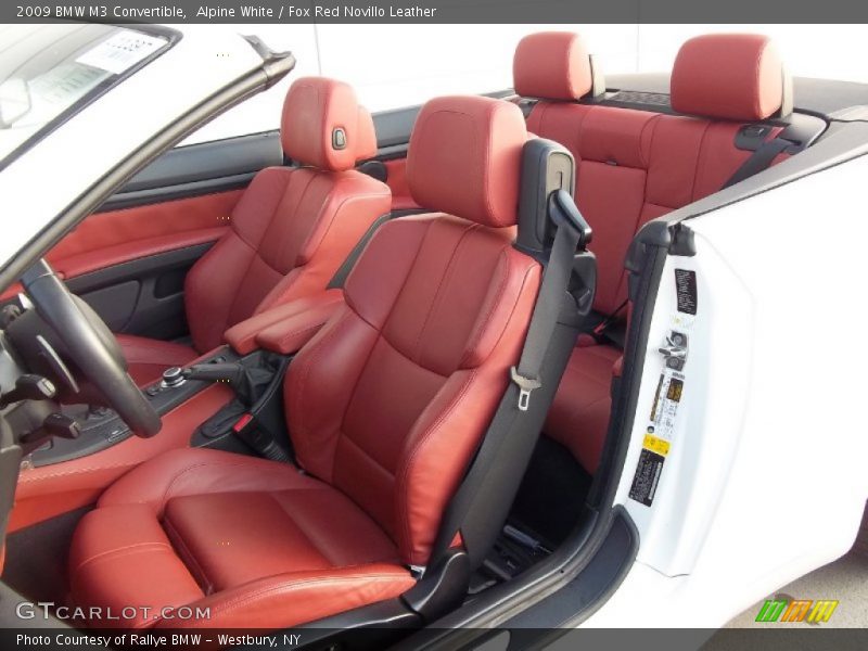  2009 M3 Convertible Fox Red Novillo Leather Interior