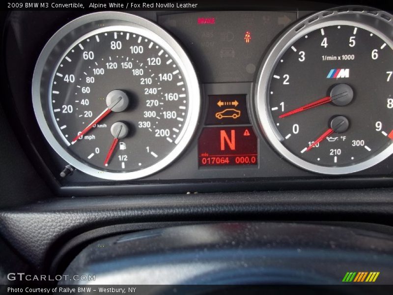  2009 M3 Convertible Convertible Gauges