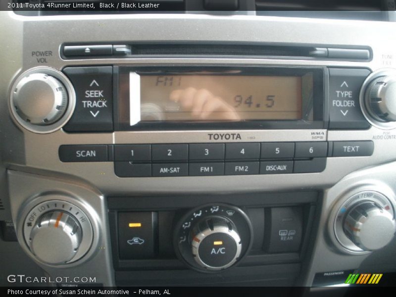 Black / Black Leather 2011 Toyota 4Runner Limited