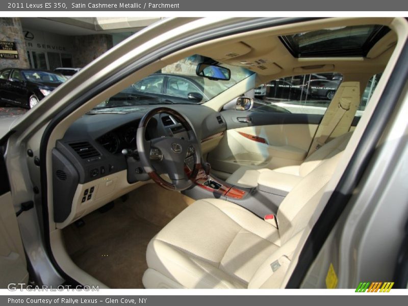 Satin Cashmere Metallic / Parchment 2011 Lexus ES 350